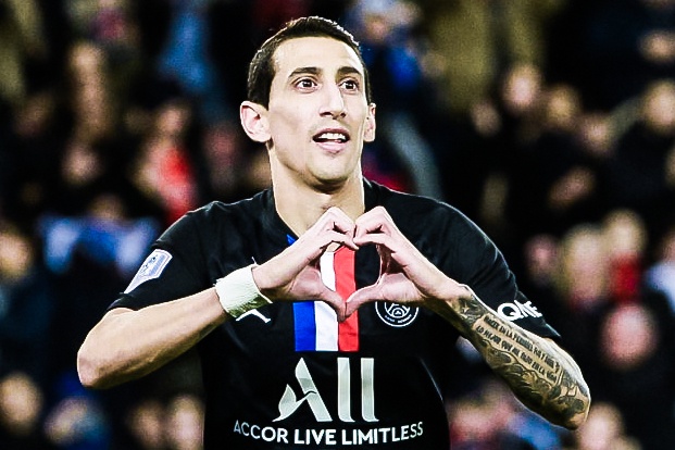 Di Maria lop bong qua dau thu mon hinh anh