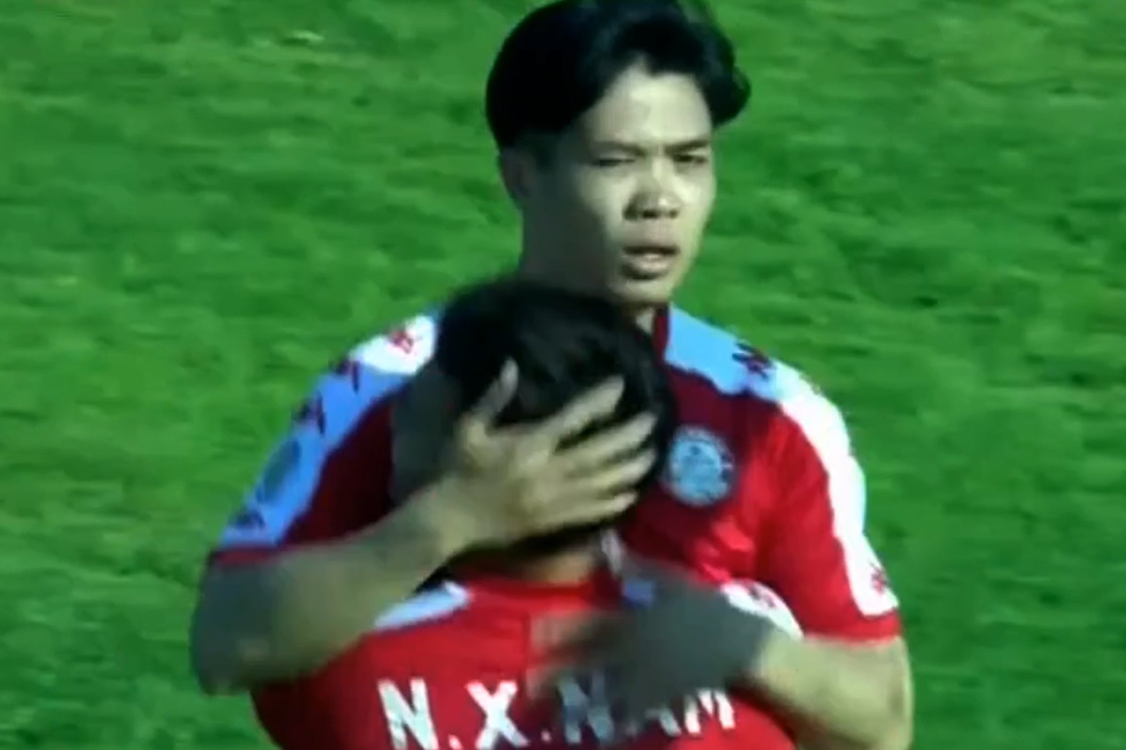 Cong Phuong danh dau tung luoi Yangon United hinh anh