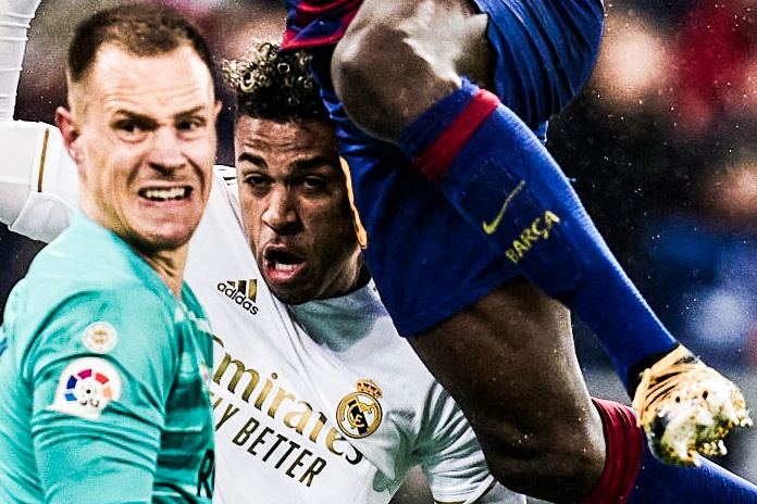 Pha ghi ban giup Real thang Barca 2-0 o tran El Clasico hinh anh