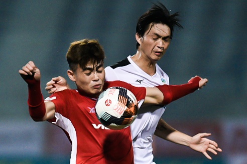 Highlights V.League: CLB Viettel 3-3 HAGL hinh anh