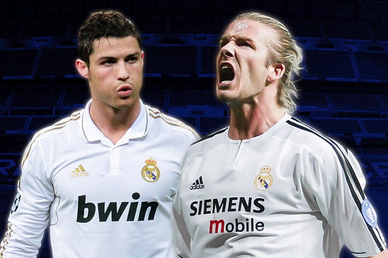 So sanh 2 pha kien tao dinh cao cua Beckham va Ronaldo o Real hinh anh