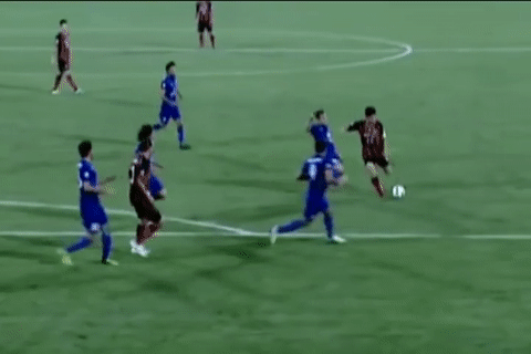 Pha lop bong tu ngoai vung cam cua tien ve Han Quoc hinh anh