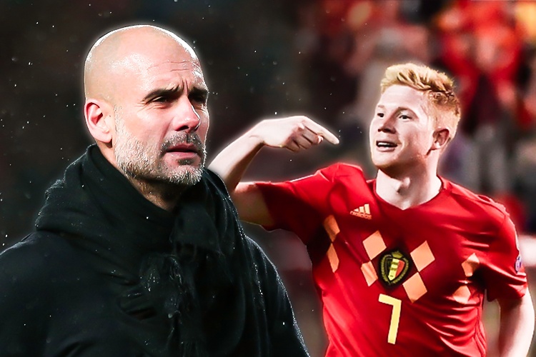 De Bruyne va tran dau lam be mat HLV Guardiola hinh anh