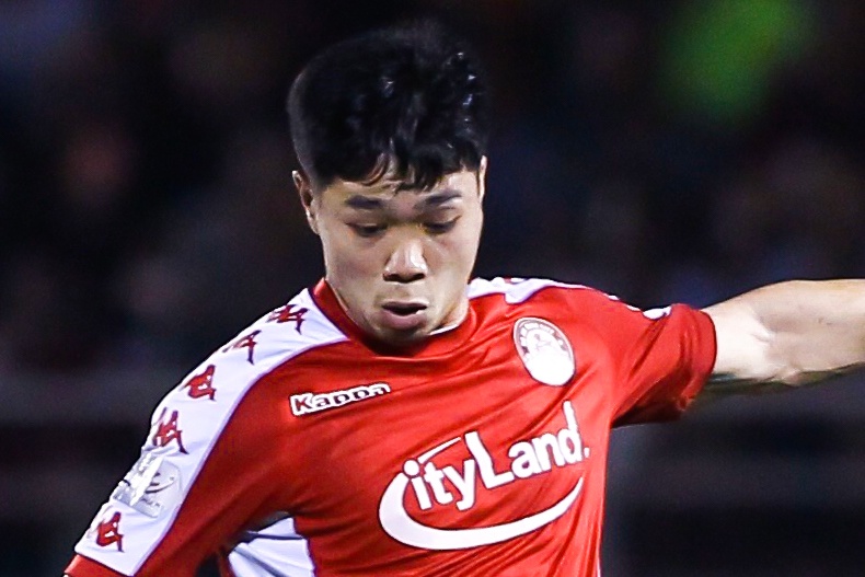 Cong Phuong ghi ban trong ngay HLV Park du khan hinh anh