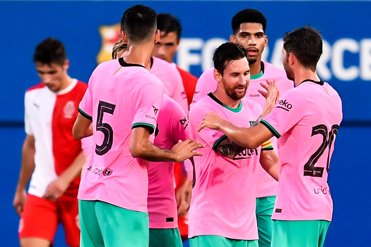 Highlights Barca 3-1 Girona: Messi toa sang hinh anh