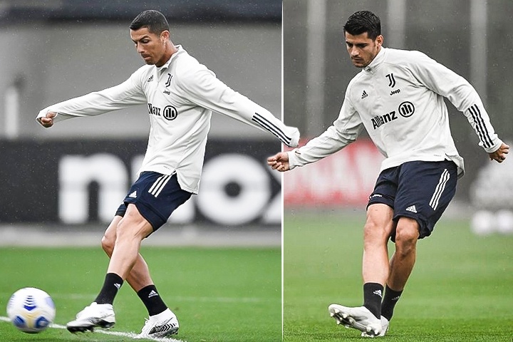 Ronaldo phoi hop dut diem voi Morata duoi mua hinh anh