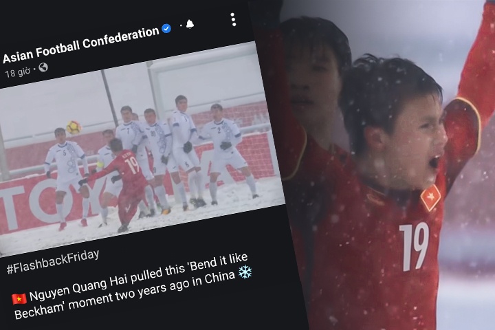 Trang web AFC dang lai cu sut phat cua Quang Hai hinh anh