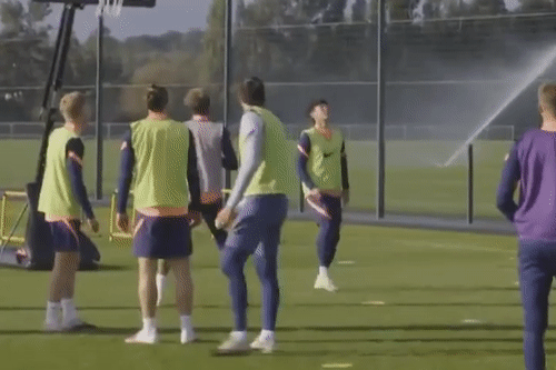 Son Heung-min bieu dien ky thuat do bong mot cham hinh anh