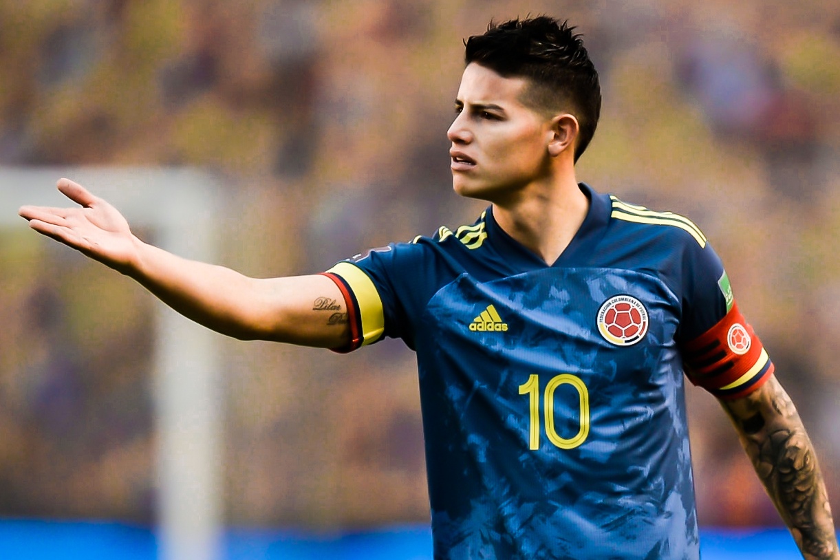 James Rodriguez ghi ban o tran thua 1-6 cua Colombia hinh anh