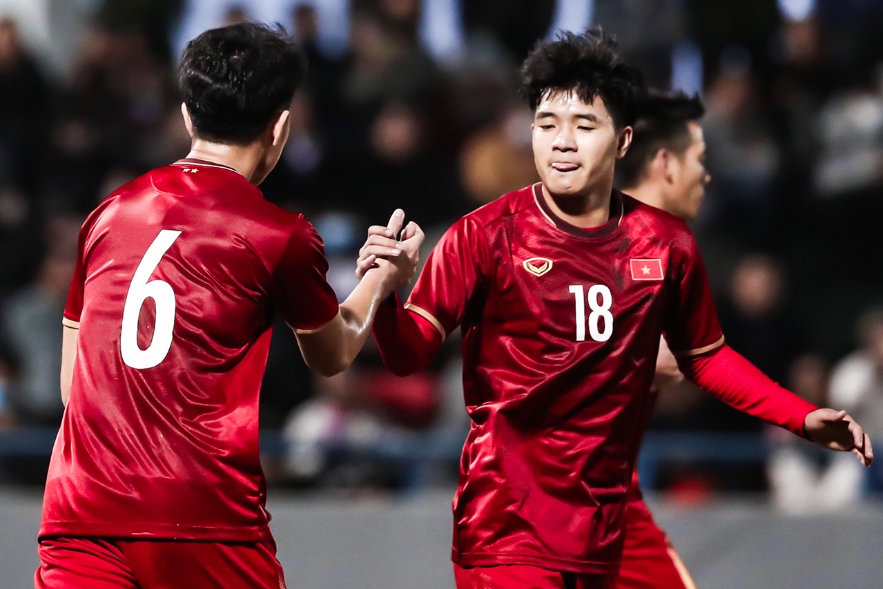 Highlights tuyen Viet Nam - U22: Duc Chinh an dinh chien thang hinh anh