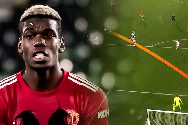 Phan ung cua Pogba khi dua MU len dau bang hinh anh