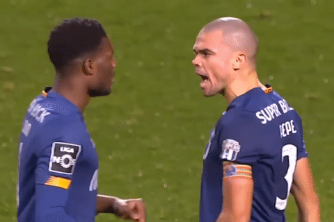 Pepe suyt danh nhau voi dong doi hinh anh