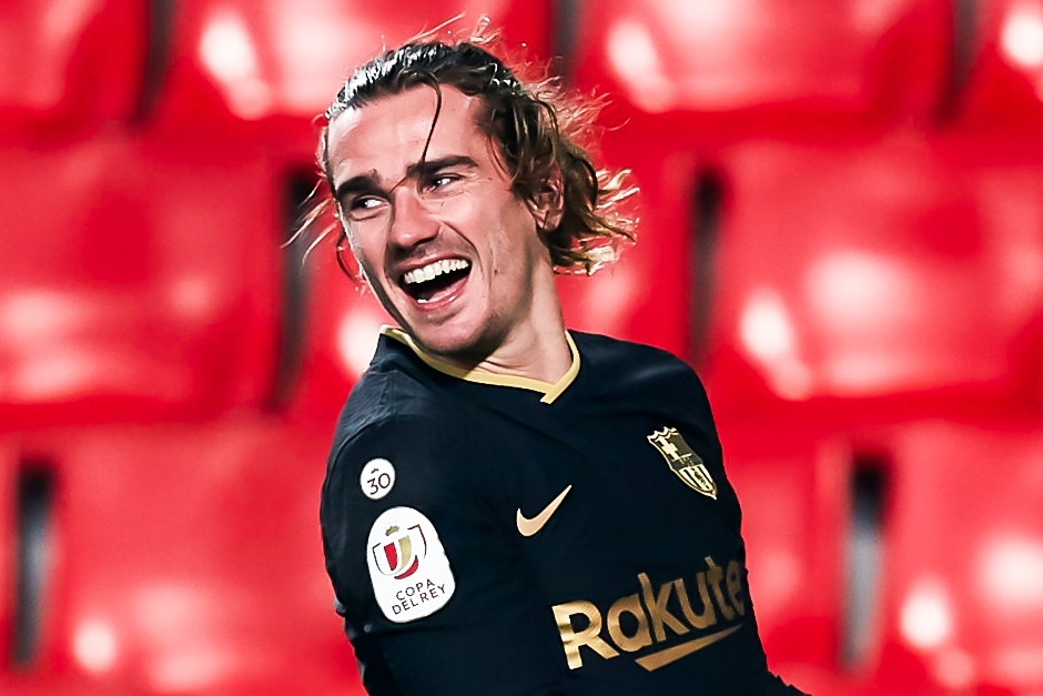 Granada 3-5 Barca: Griezmann ruc sang hinh anh