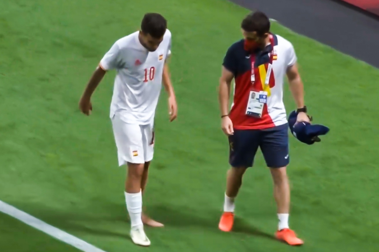 Tien ve Real Madrid dinh chan thuong o Olympic hinh anh