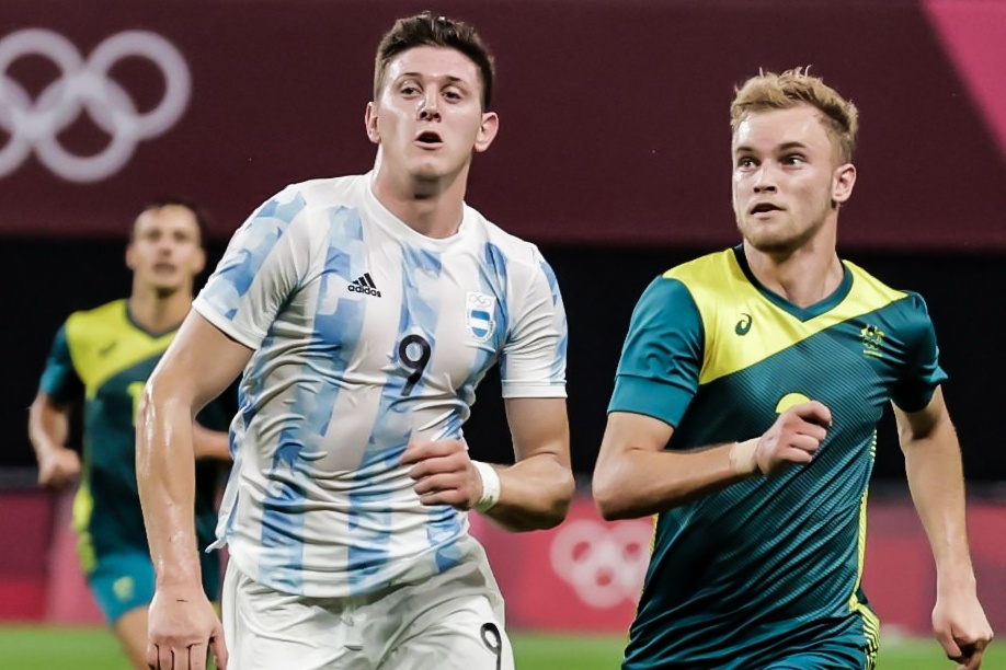 Highlights Olympic Australia ha guc Argentina hinh anh