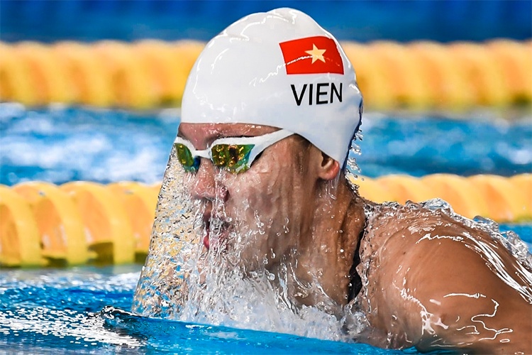 Phan thi cua Anh Vien o vong loai 200 m tu do tai Olympic hinh anh