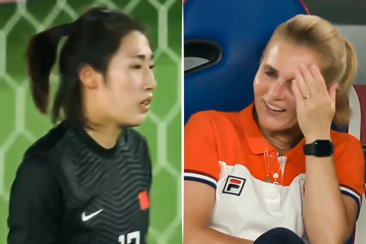 Tuyen nu Trung Quoc vo tran truoc Ha Lan hinh anh