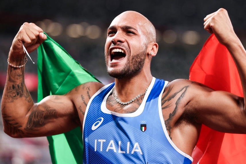 Marcell Jacobs gianh HCV chay 100 m nam hinh anh