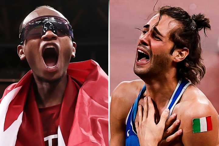 Cam xuc cua 2 VDV nhay cao cung gianh HCV Olympic hinh anh