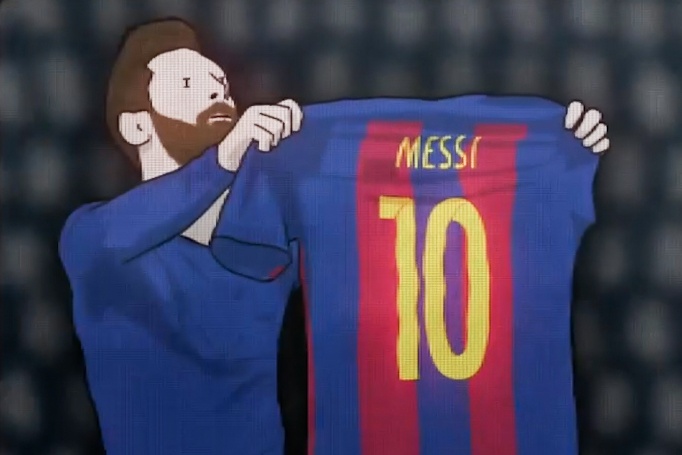 Messi va nhung khoanh khac an tuong o Barca hinh anh