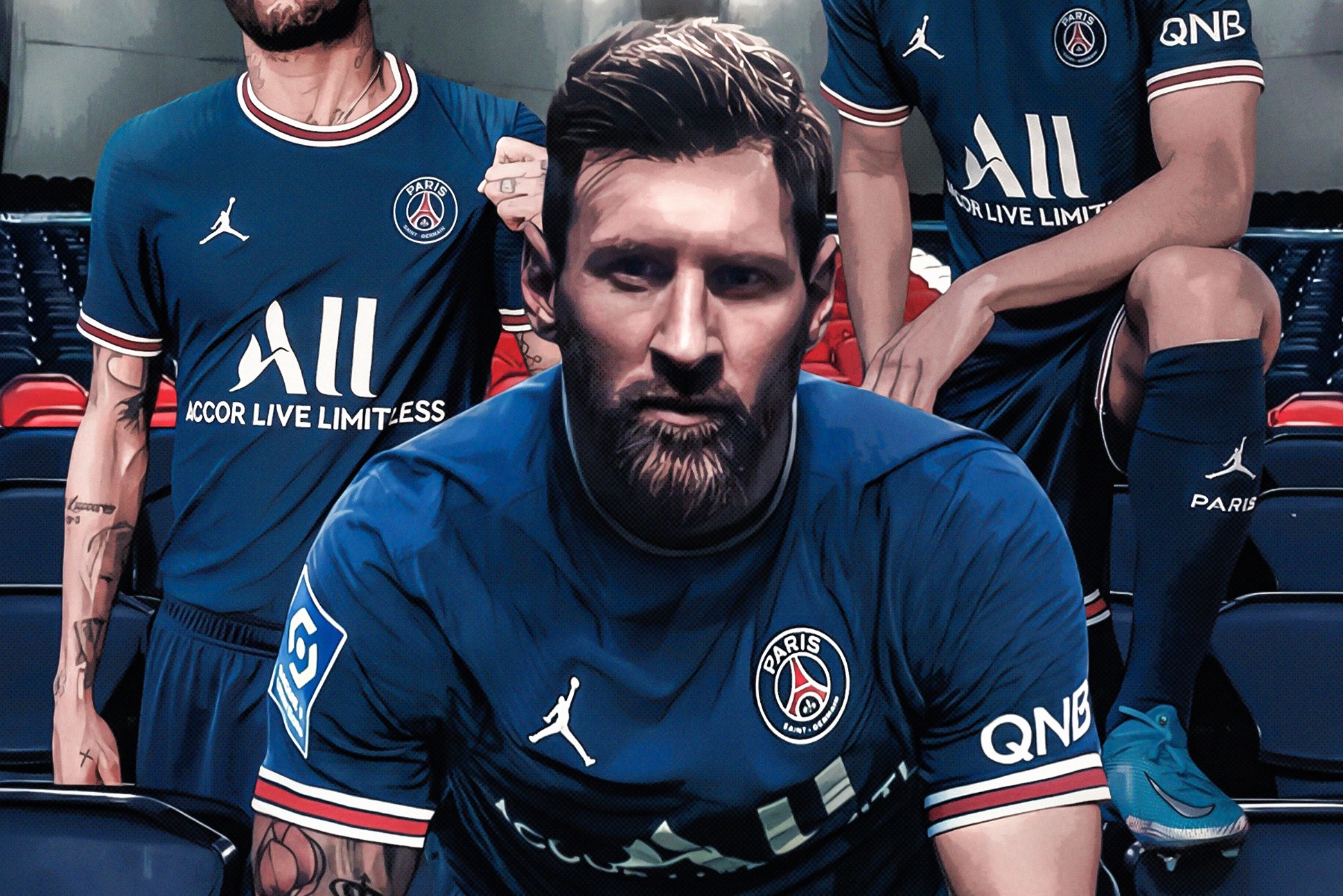 Messi va dan sao doi CLB he nay hinh anh