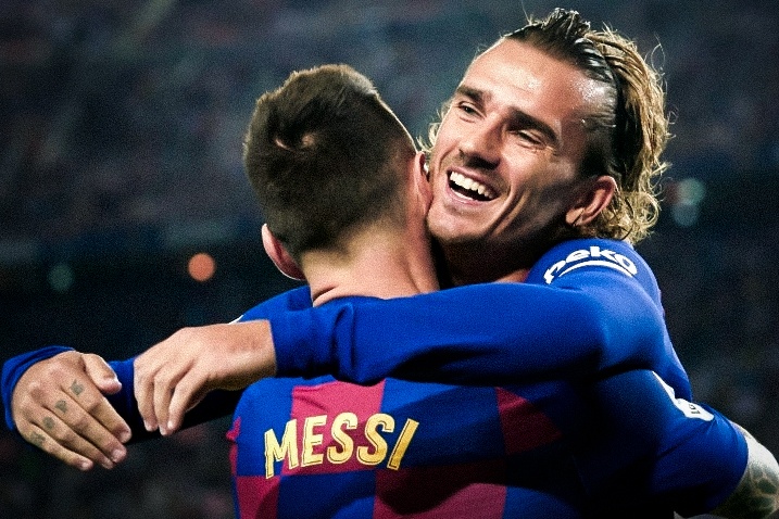 Griezmann duoc choi tu do sau su roi di cua Messi hinh anh