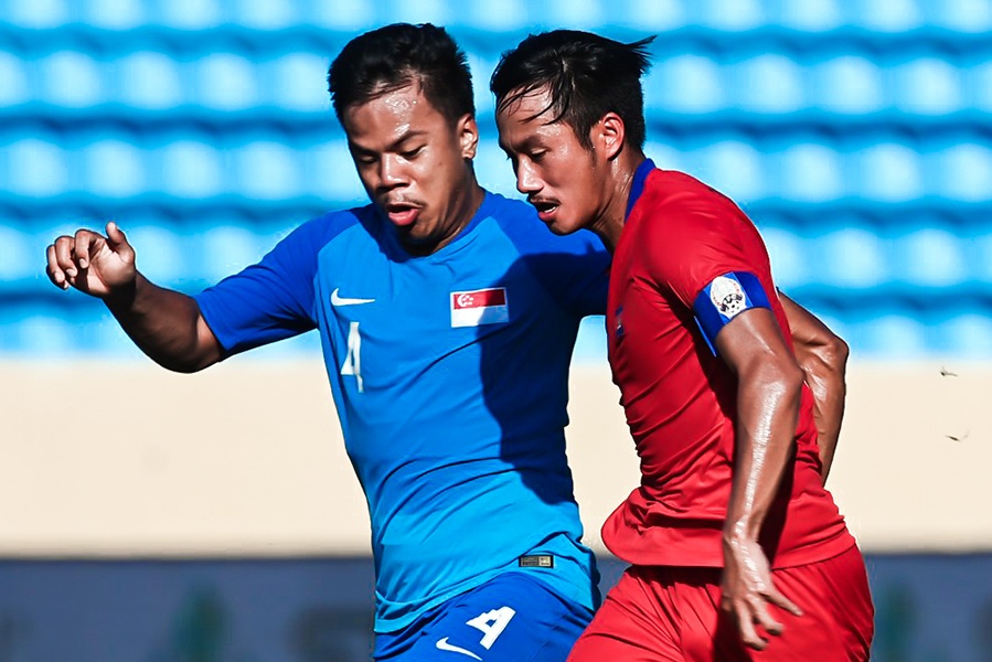 Highlights SEA Games: U23 Campuchia 0-1 Singapore hinh anh