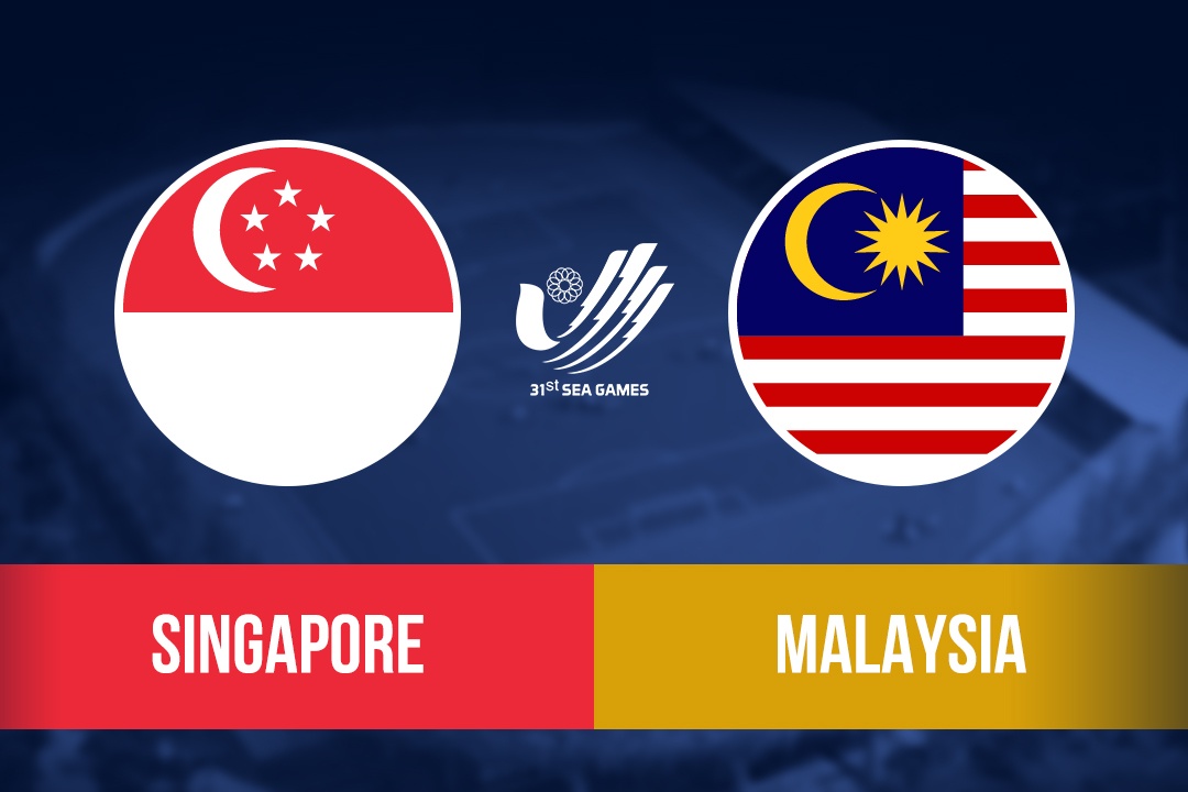 Video U23 Singapore gap Malaysia o SEA Games 31 hinh anh