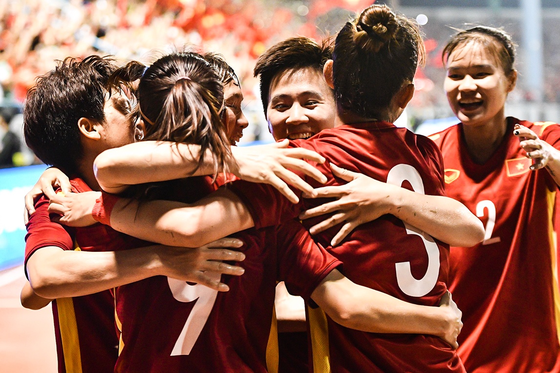 Highlights tuyen nu Viet Nam 1-0 Thai Lan hinh anh