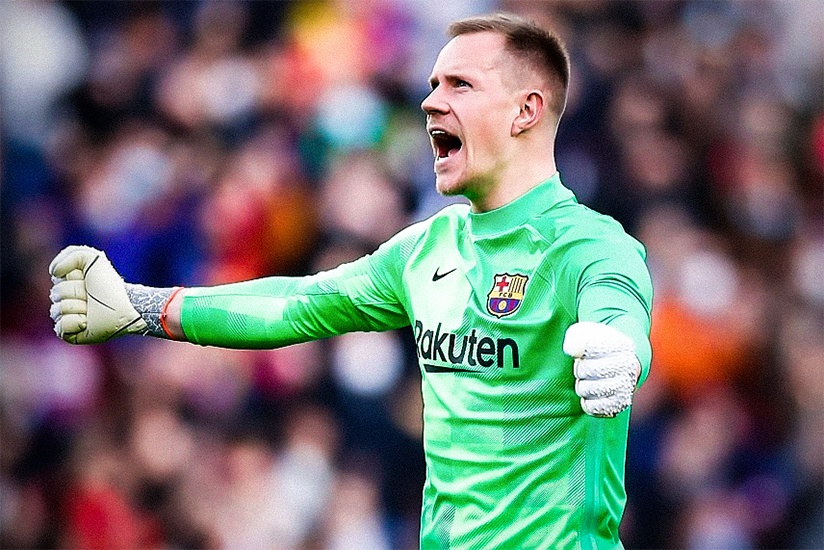 Thu mon Ter Stegen kien tao o tran hoa cua Barca hinh anh
