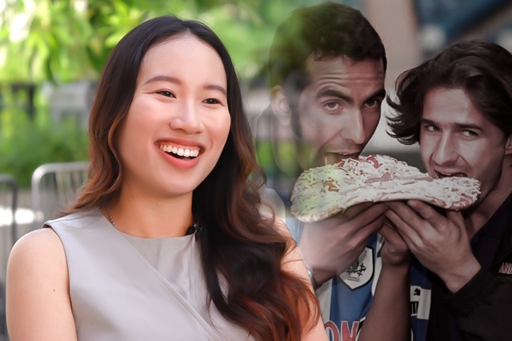 Chuyen gia dinh duong noi ve viec cau thu an pizza sau tran hinh anh