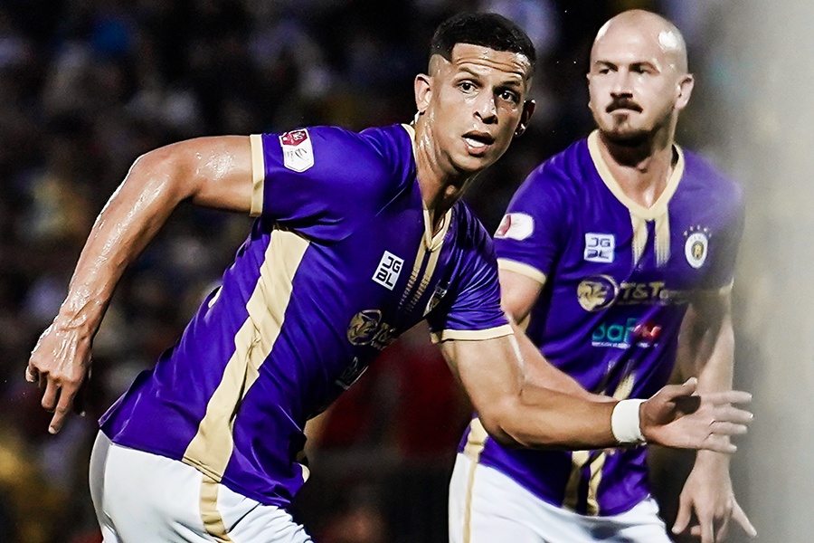 Highlights SLNA 1-1 Ha Noi hinh anh