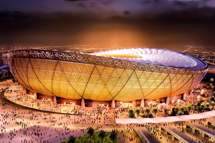 San van dong to chuc tran chung ket World Cup 2022 hinh anh