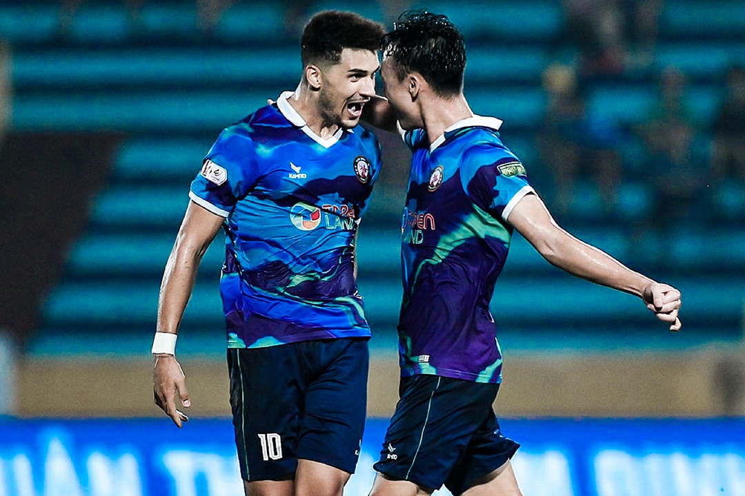 Highlights Nam Dinh 0-2 Binh Dinh: Cu volley nua nay hinh anh