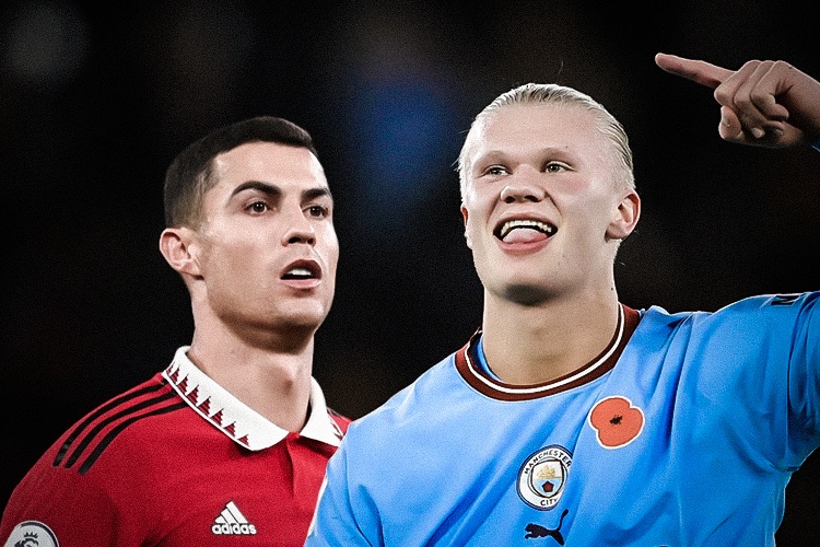 Haaland can bang so ban thang cua Ronaldo mua truoc hinh anh