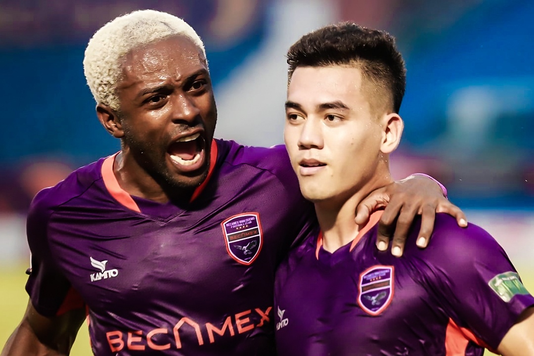 Highlights Binh Duong 4-2 Thanh Hoa: Tien Linh ghi ban hinh anh