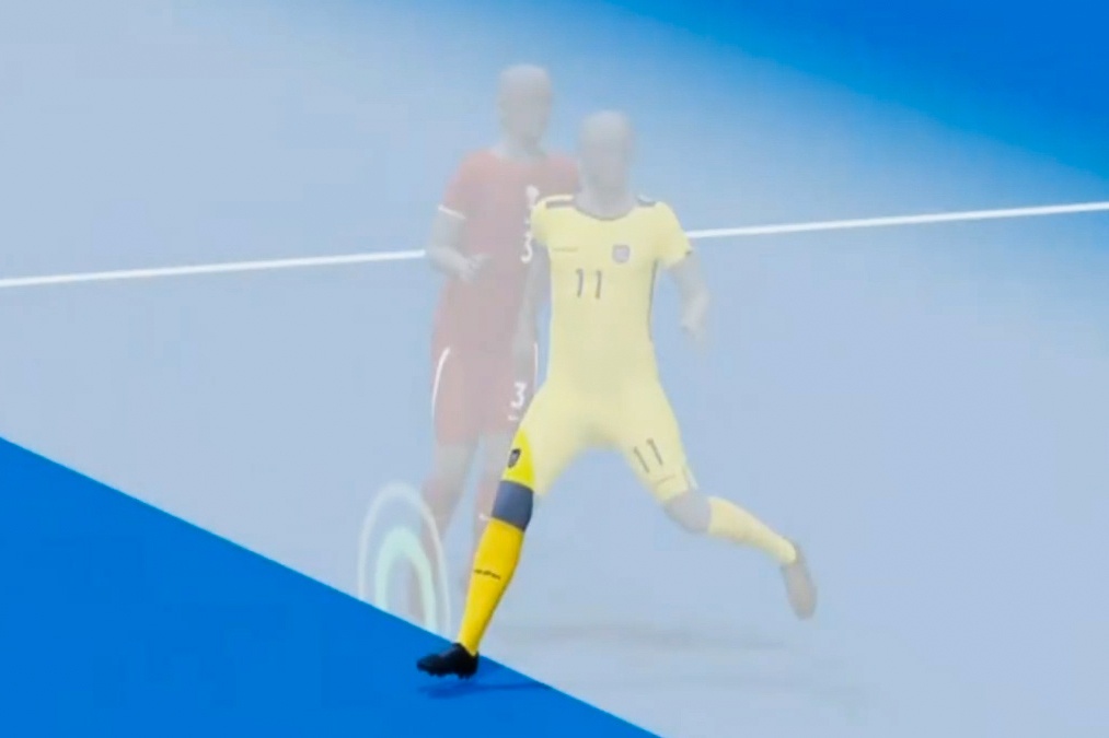 VAR tuoc ban thang cua Ecuador truoc Qatar hinh anh