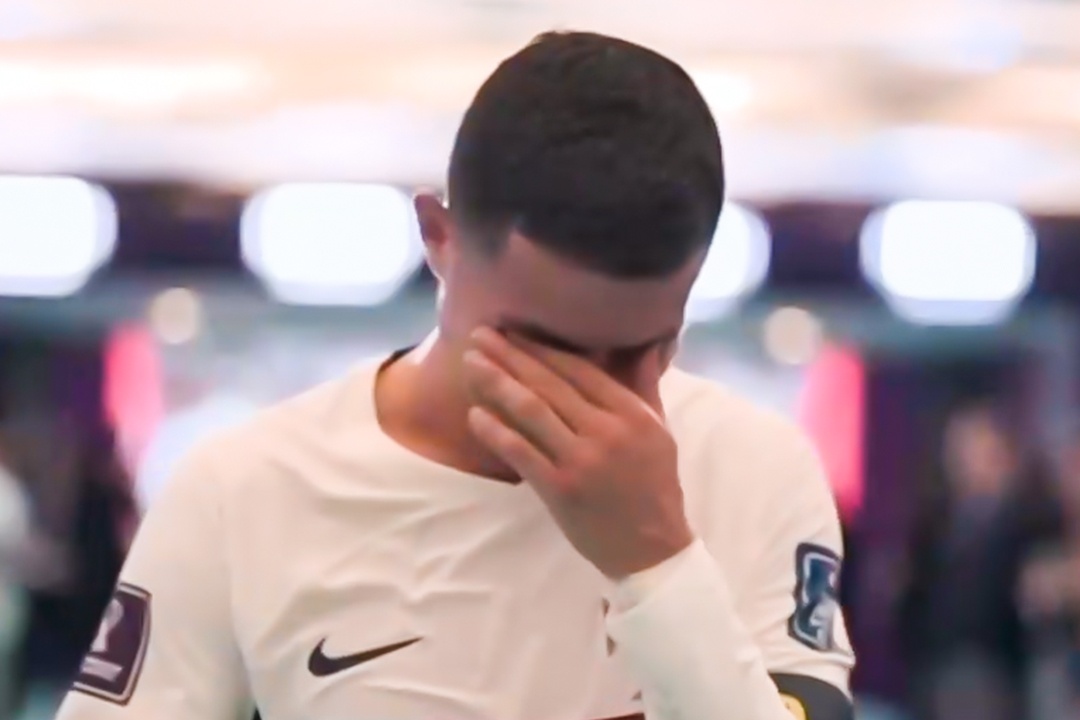 Highlights Morocco 1-0 Bo Dao Nha: Ronaldo bat khoc hinh anh