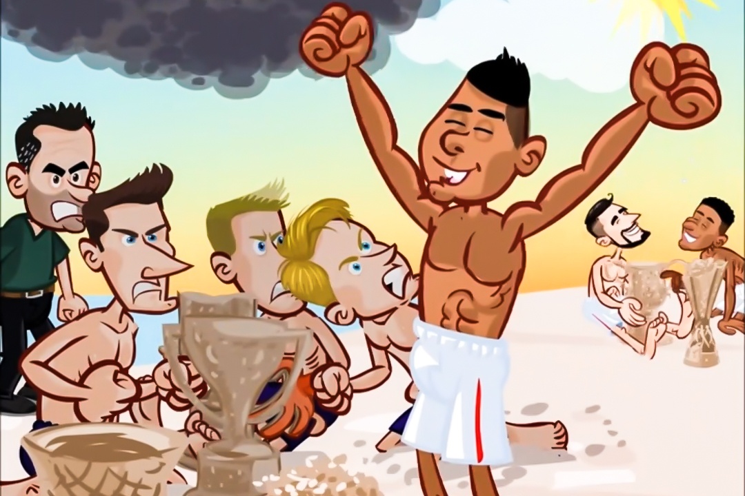 Biem hoa Man United bat nat Barca hinh anh