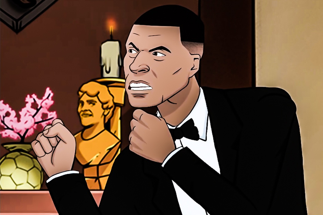 Hoat hinh Mbappe bi lu mo boi Messi hinh anh