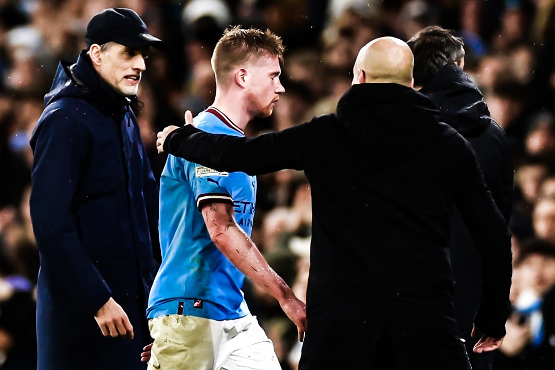 Pep len tieng ve phan ung gian du cua De Bruyne hinh anh