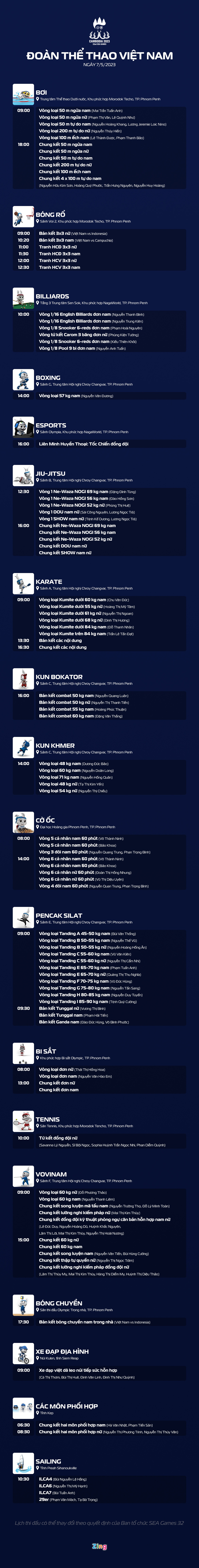 lich thi dau sea games anh 1