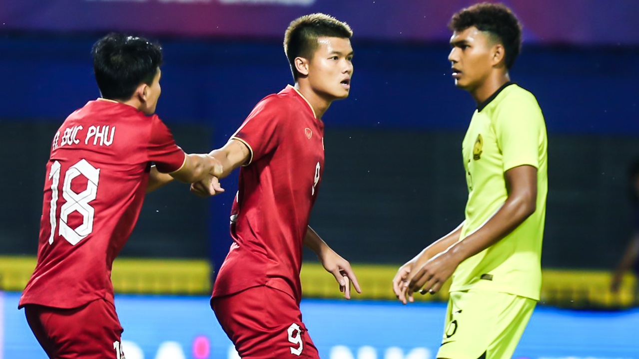 Highlights U22 Malaysia 1-2 Viet Nam hinh anh