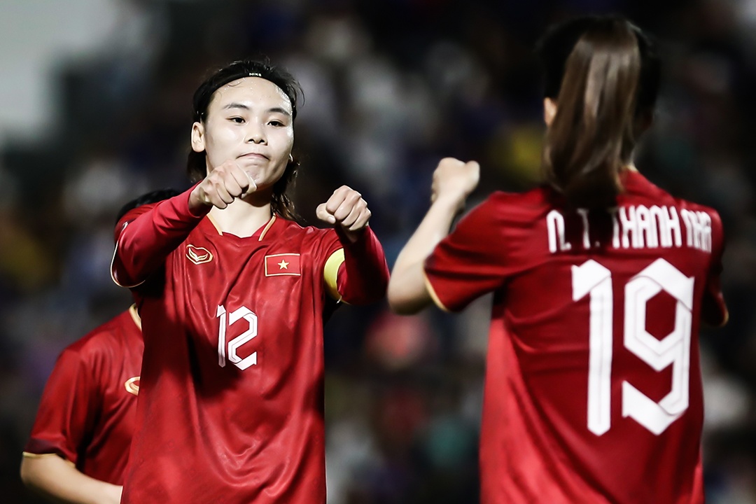 Highlights tuyen nu Viet Nam 4-0 Campuchia hinh anh