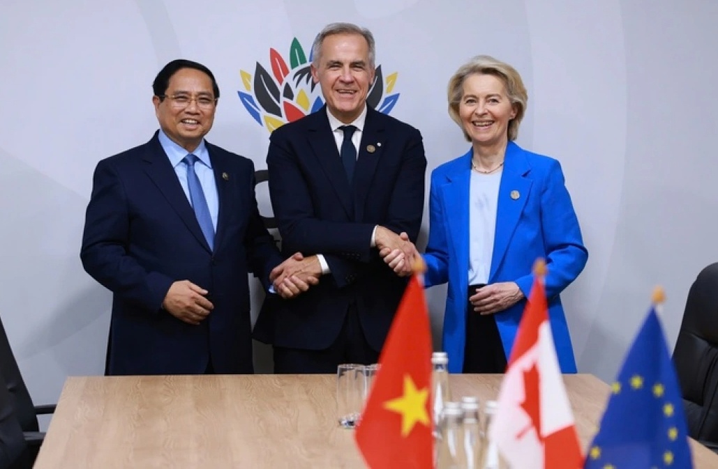 Thu tuong Canada va Chu tich EU hoan nghenh Viet Nam lam Chu tich CPTP hinh anh