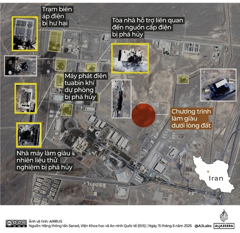 Iran len an My - Israel tan cong co so hat nhan Natanz hinh anh