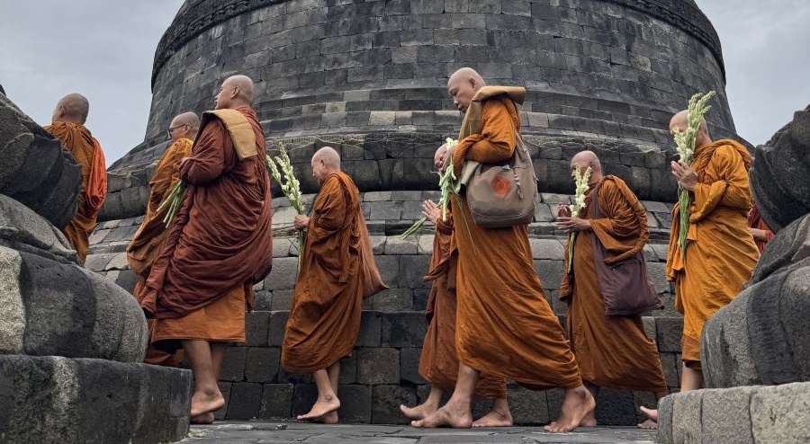 Tang doan Bo hanh vi Hoa binh toi ngoi den Phat giao lon nhat the gioi hinh anh