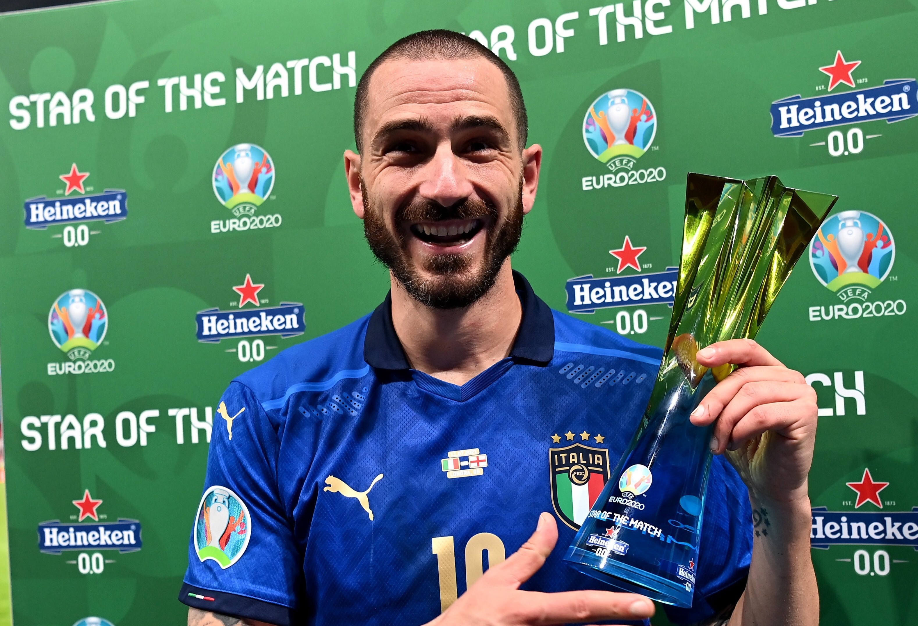 Bonucci che gieu tuyen Anh sau khi vo dich Euro 2020 hinh anh