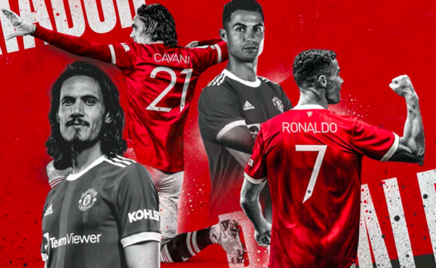 Phan ung cua Ronaldo khi nhan ao so 7 tu Cavani hinh anh