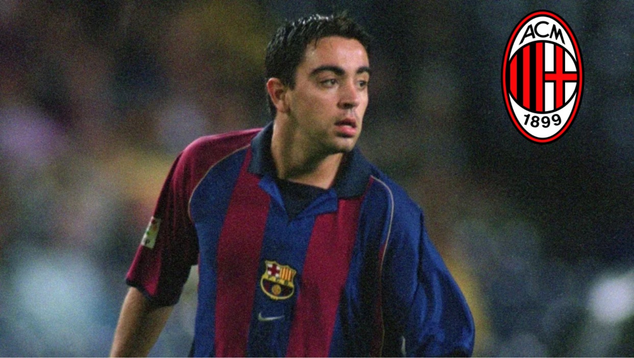 Me Xavi tung can con trai toi AC Milan hinh anh